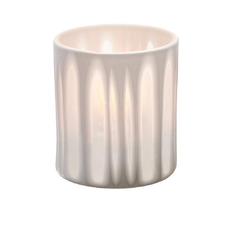 Hollowick Boutique Stripes Porcelain Votive 73mm x 80mm (Pack of 12)