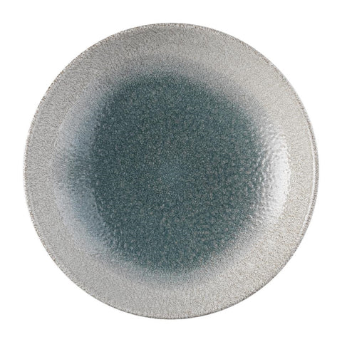 Churchill Raku Duo Agate Evolve Coupe Plate Topaz 260mm (Pack of 12)