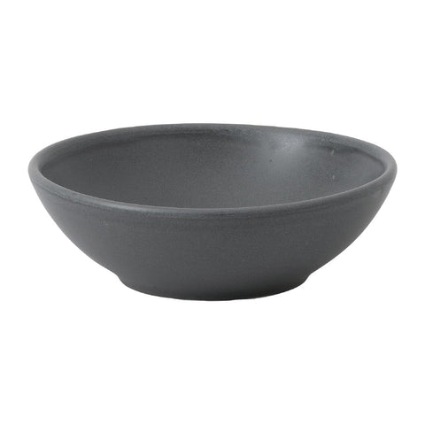 Churchill Super Vitrified Nourish Seattle Grey Shallow Bowl 9oz (Box 12)