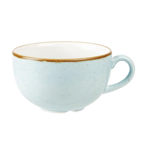 Churchill Stonecast Cappuccino Cup Duck Egg Blue 8oz (Pack of 12)