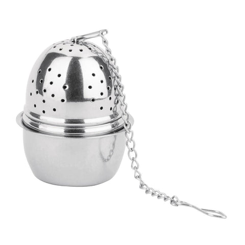 Olympia Oval Stainless Steel Tea Strainer 40(Ã˜) x 55(H)mm