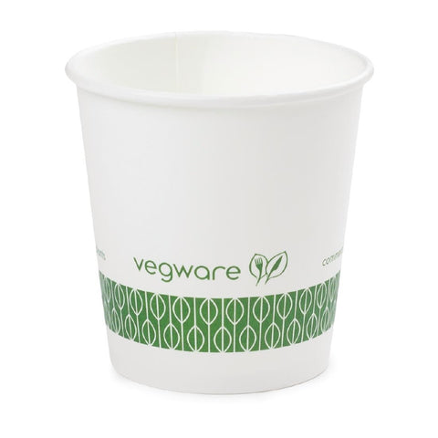 Vegware Compostable Espresso Cups Single Wall 114ml / 4oz (Pack of 1000)