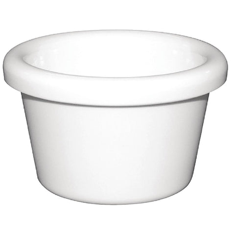 Olympia Kristallon Melamine Plain Ramekins White 63mm (Pack of 12)