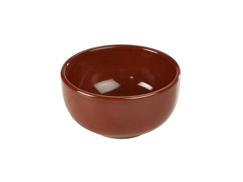 Genware BW-R12 Terra Stoneware Rustic Red Round Bowl 12.5cm - Pack of 6