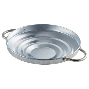 Genware GBL15 Galvanised Steel Bin Lid 14.5cm Dia