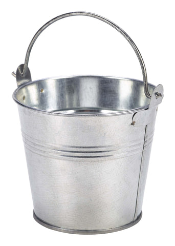 Genware GSB10 Galvanised Steel Serving Bucket 10cm Dia - Pack of 12