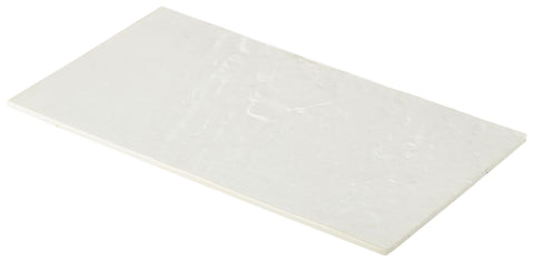 Genware MEL13-SLW White Slate Melamine Platter GN 1/3 32.5x17.5cm