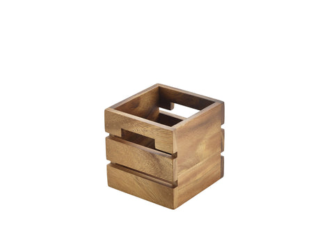 Genware RSR-W1212 Acacia Wood Box/Riser 12x12x12cm