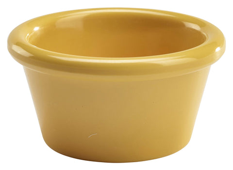 Genware S278-22 Ramekin 2oz Smooth Yellow - Pack of 24