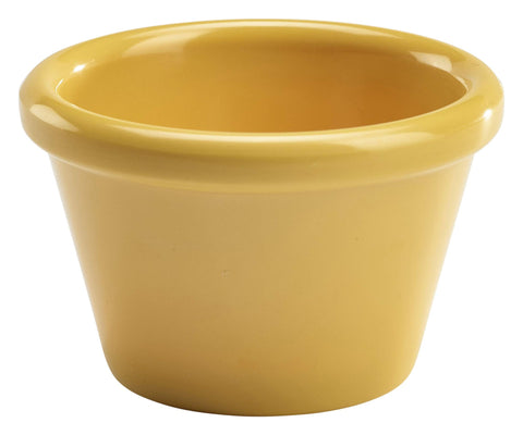 Genware S280-22 Ramekin 3oz Smooth Yellow - Pack of 24