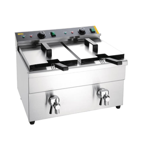 Buffalo Twin Tank Induction Fryer 2x3kW