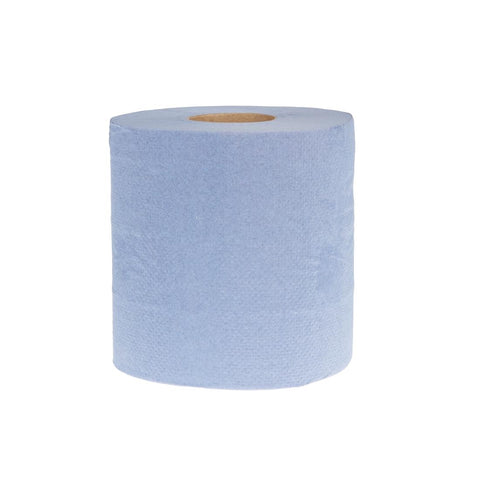 Jantex Centrefeed Blue Rolls 2-Ply 120m (Pack of 6)