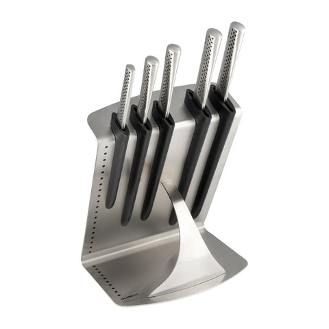 Global Knives Ukon Range 6 Piece Knife Block Set