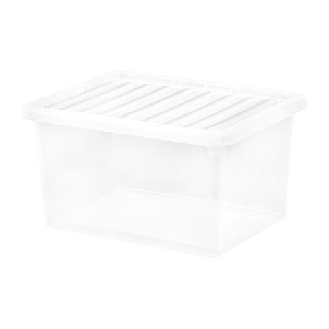 Wham Crystal Storage Box & Lid 37Ltr