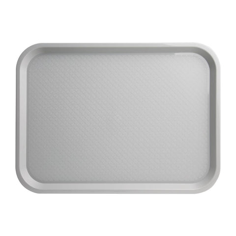 Olympia Kristallon Polypropylene Fast Food Tray Grey Medium 415mm