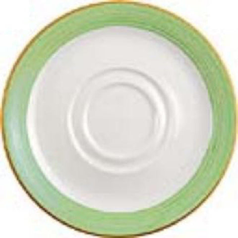 Steelite Rio Green Low Cup Saucers 145mm (Pack of 36)