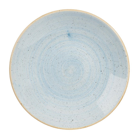 Churchill Stonecast Deep Coupe Plates Duck Egg Blue 225mm (Pack of 12)