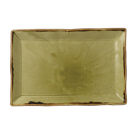 Dudson Harvest Rectangular Trays Green 192 x 284mm (Pack of 6)