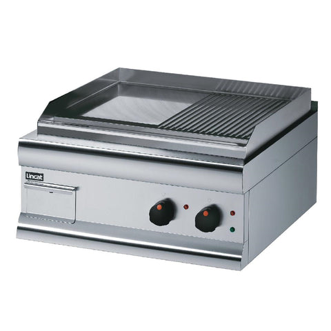 Lincat Silverlink 600 Half Ribbed Dual zone Electric Griddle GS6/TR