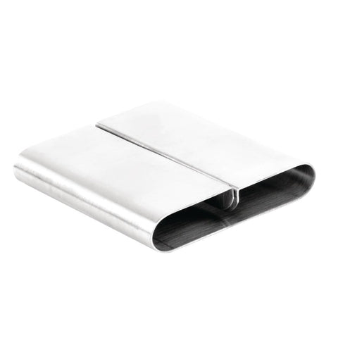 Olympia Curved Stainless Steel Menu Card Holder