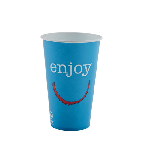 Huhtamaki Enjoy Paper Cold Cups 340ml / 12oz (Pack of 1900)