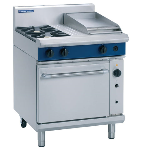 Blue Seal Evolution 2 Burner/Griddle Convection Oven Natural Gas 750mm G54C/N