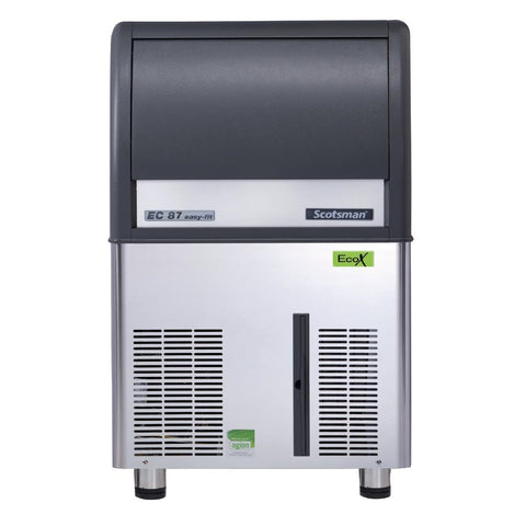 Scotsman EC 87 Self Contained Ice Machine w/ integral drain pump & XSAFE 44kg Output